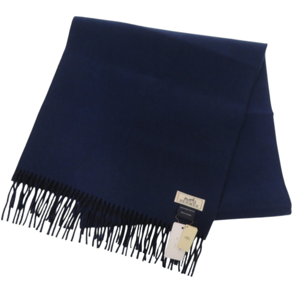 HERMES Blue Scarf - Picture 4 of 6